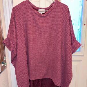 ANDREE BY UNIT Textured Mauve Sweatshirt